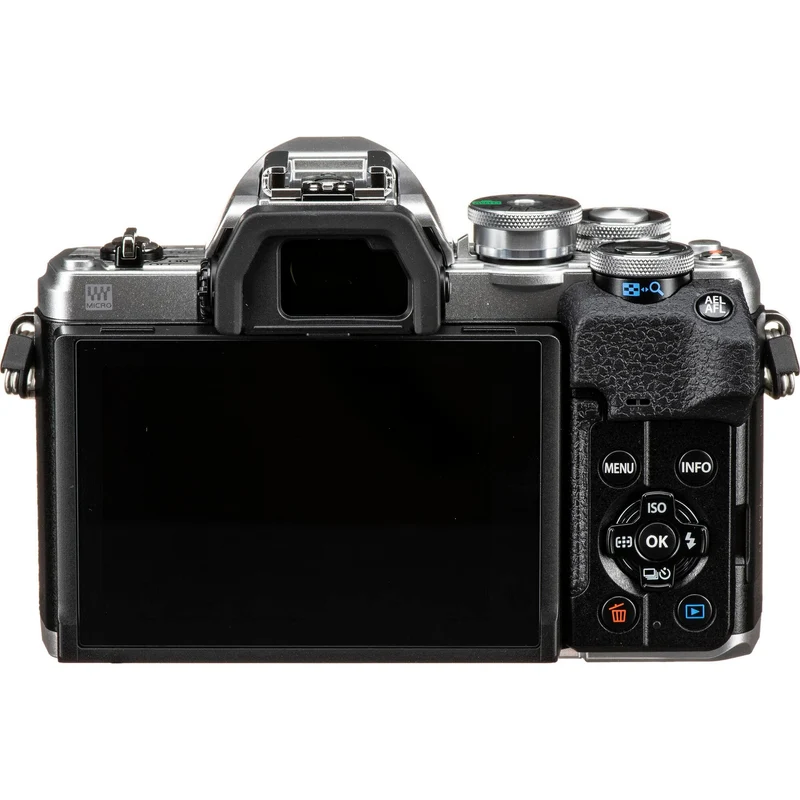 OM SYSTEM OM-D E-M10 Mark IV Mirrorless Digital Camera Silver 14-42mm EZ Lens(Bundle)