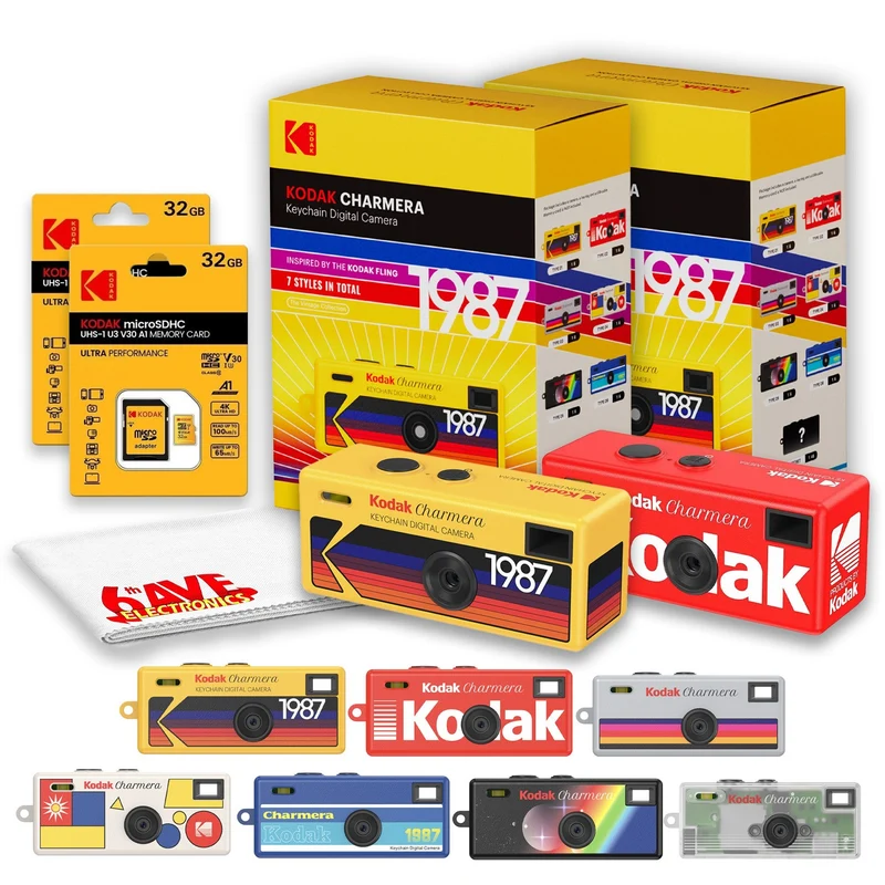 Kodak Charmera Keychain Digital Camera, Selfies & Everyday Memories + More