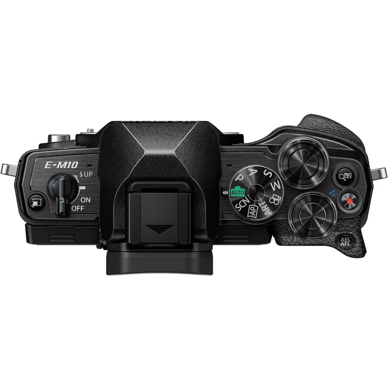 OM SYSTEM OM-D E-M10 Mark IV 20.3MP 4K Camera w/14-42mm EZ Lens Black(Bundle)