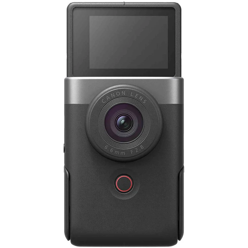 Canon PowerShot V10 Content Creator Compact Vlogging Camera (Silver) + More