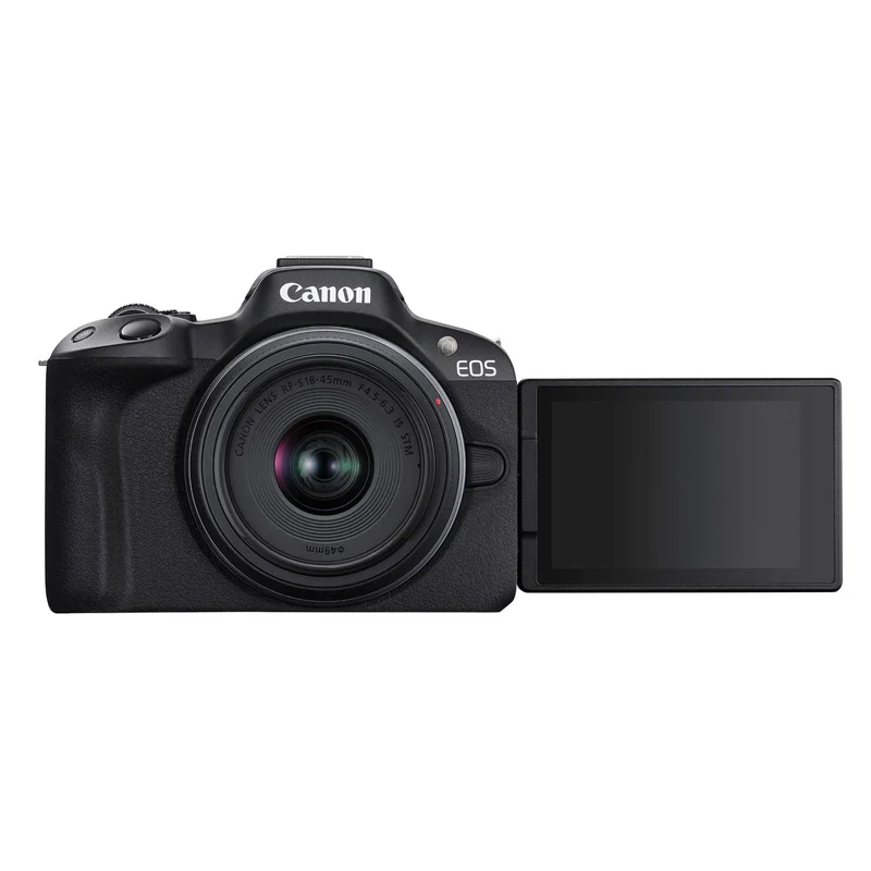 Canon EOS R50 Mirrorless Camera with 18-45mm and 55-210mm Lenses+ 64GB Card + Bag + Charger + More