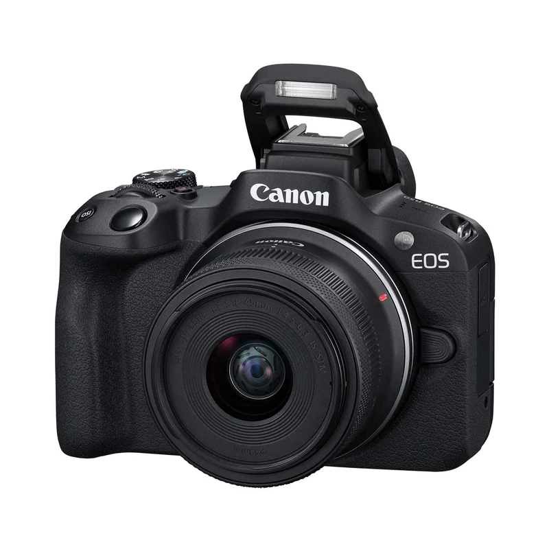 Canon EOS R50 Mirrorless Camera with 18-45mm and 55-210mm Lenses+ 64GB Card + Bag + Charger + More