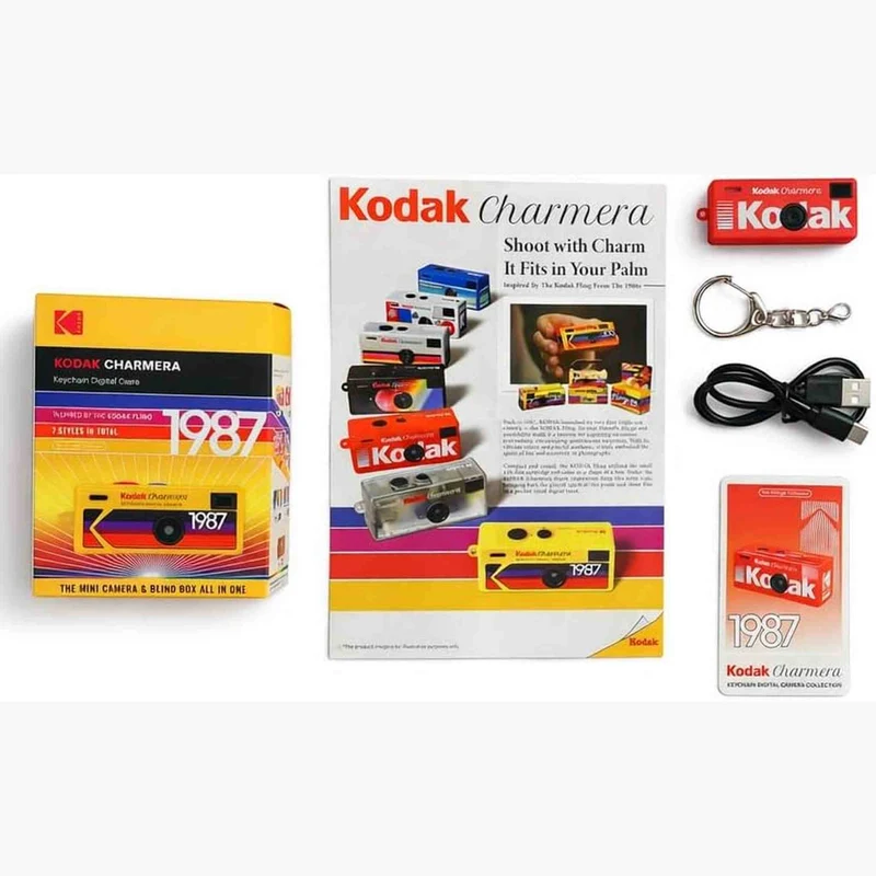 Kodak Charmera Keychain Digital Camera, Pocket Retro Camera for Travel + More