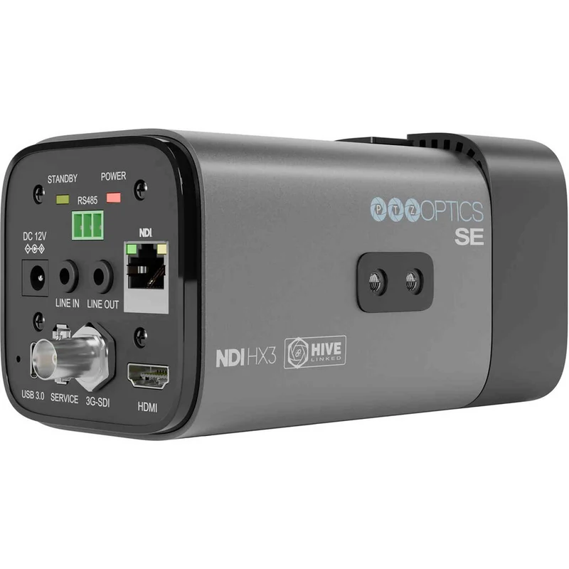 PTZOptics Studio SE Hive-Linked PTZ Camera w/ 20x Optical Zoom, HD Streaming– Gray | More