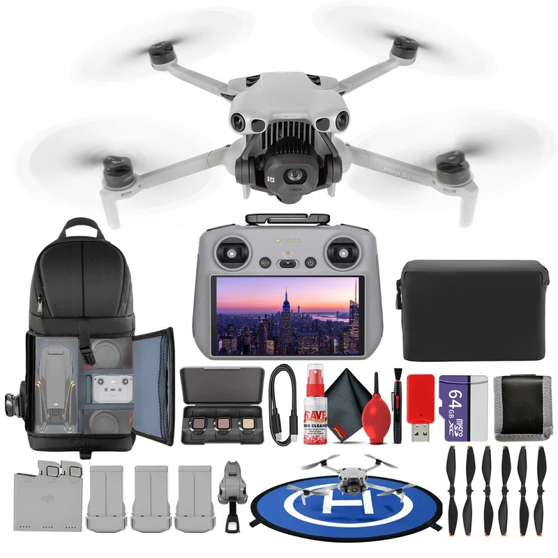 DJI Mini 5 Pro Drone with RC 2 Remote Fly More Combo + 64GB Memory Card + More