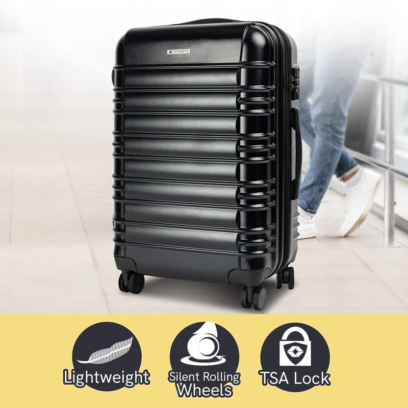 Olympus Noctis Suitcase 28" Hard Shell ABS+PC (Stygian Black)
