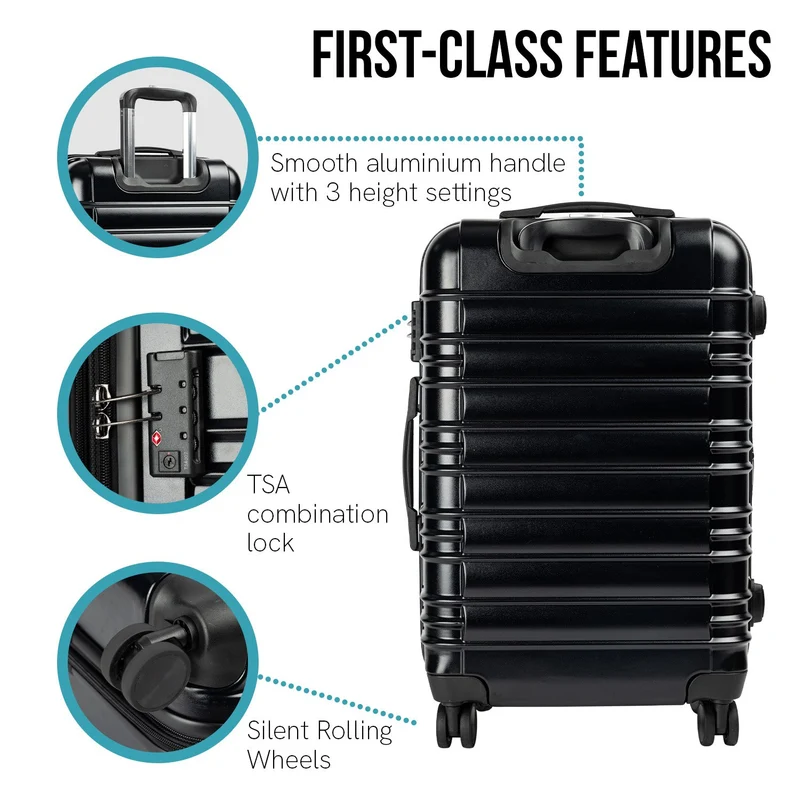Olympus Noctis Suitcase 28" Hard Shell ABS+PC (Stygian Black)