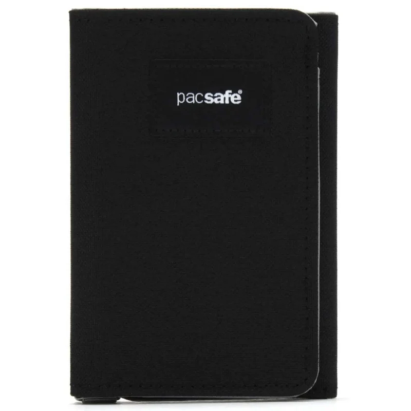 Pacsafe RFIDsafe Trifold Wallet - Jet Black