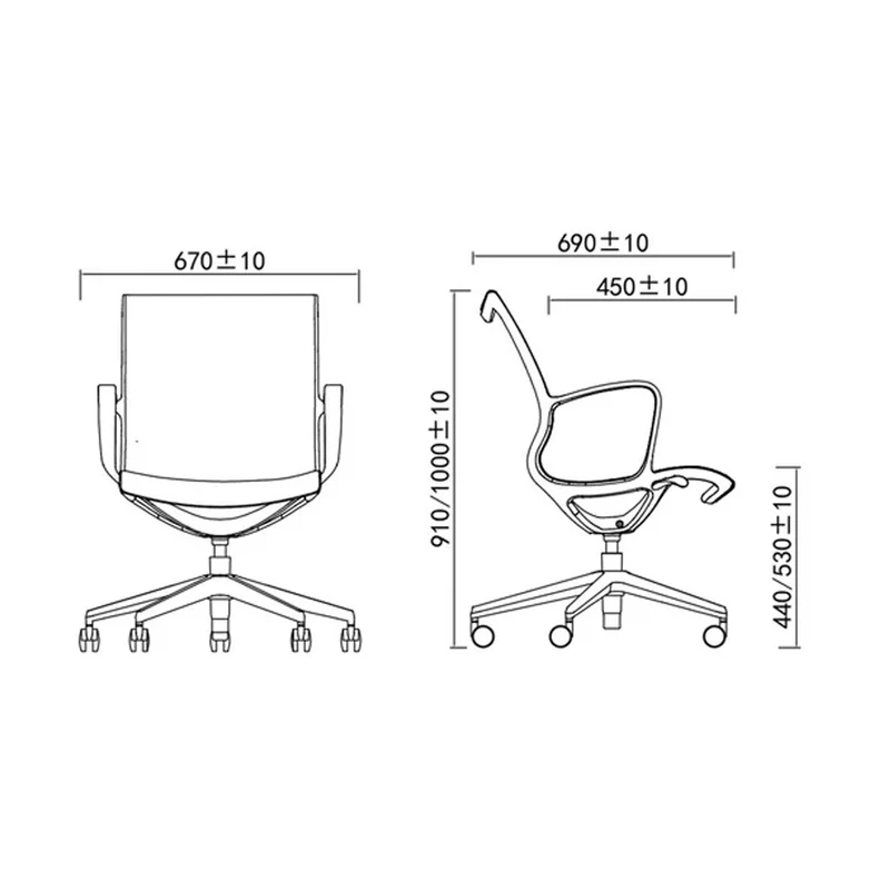 Sabia Ellison Pre-Assembled Chair Mesh Ergonomic Office Adjustable Seating (Black)