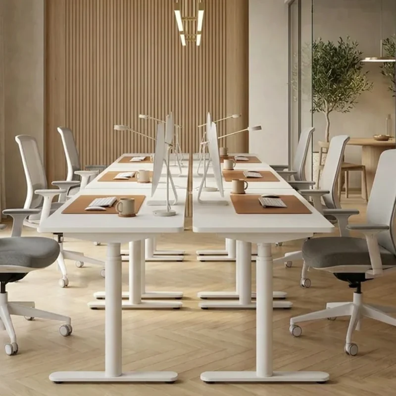 Sabia Willow Pre-Assembled Office Chair Ergonomic Mesh Back With Armrests (White)
