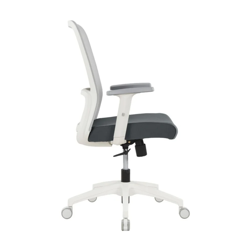Sabia Aston Pre-Assembled Chair Ergonomic Office Seating Mesh (Grey/White)