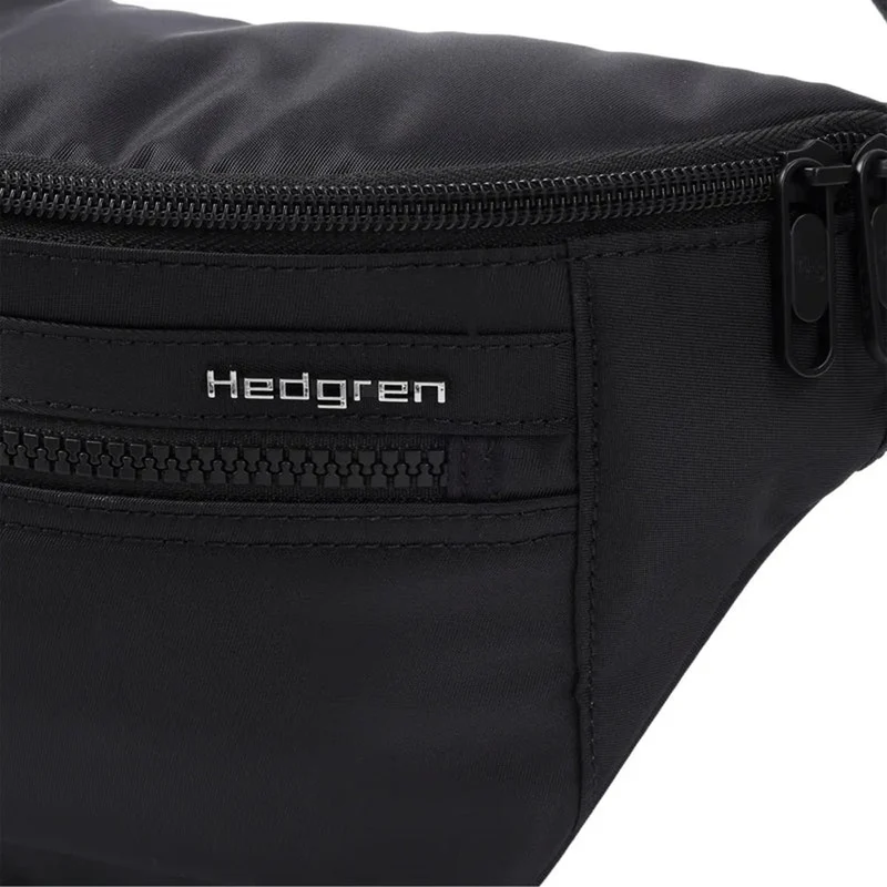 Hedgren ZIVA NEO Water Repellent Waist & Crossbody Bag W/ RFID Protection Black
