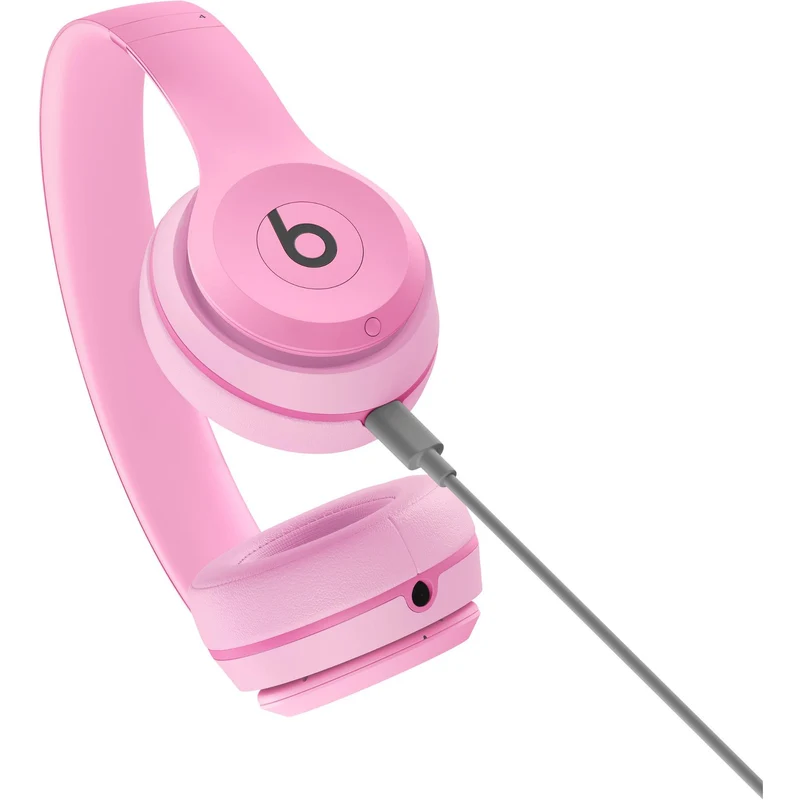 Beats Solo 4 Wireless On-Ear Headphones (Bright Pink)
