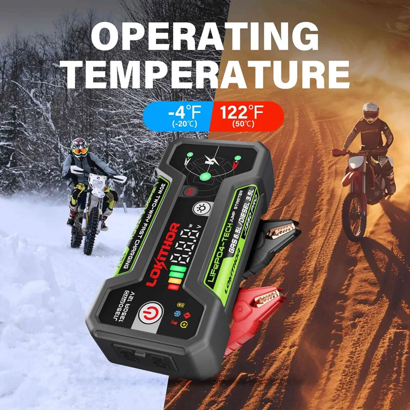 Lokithor J1350PRO Joey 1350A 3-in-1 Jump Starter