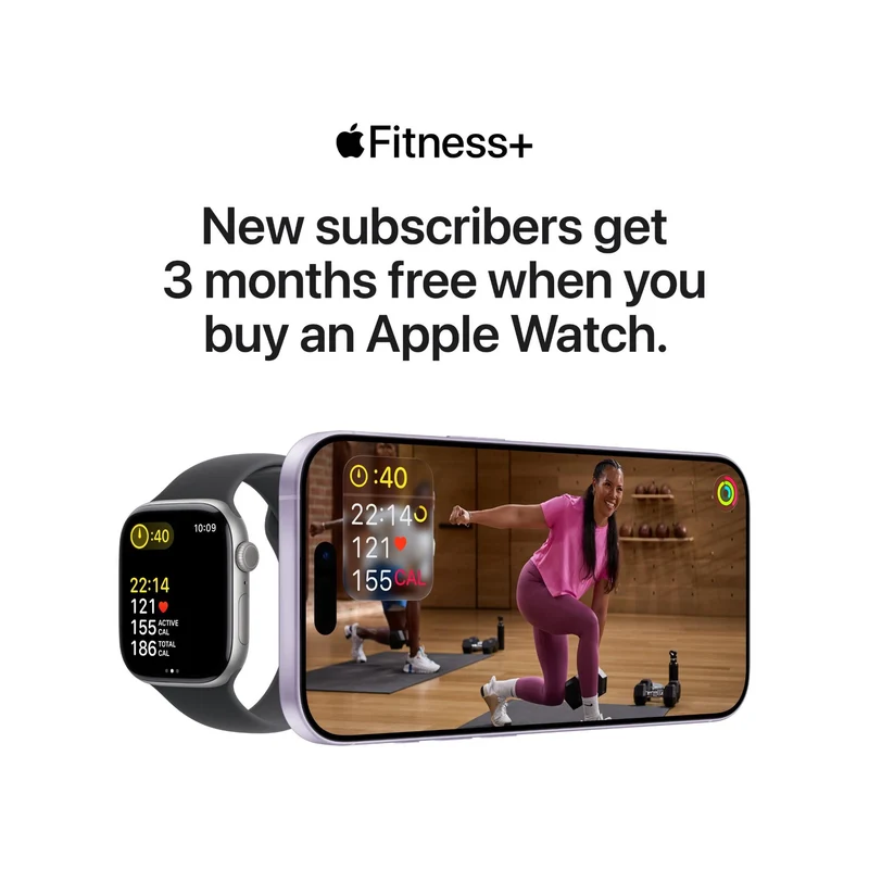 Apple Watch SE 3 40mm Midnight Aluminium Case GPS + Cellular Sport Band (M/L) [2025]