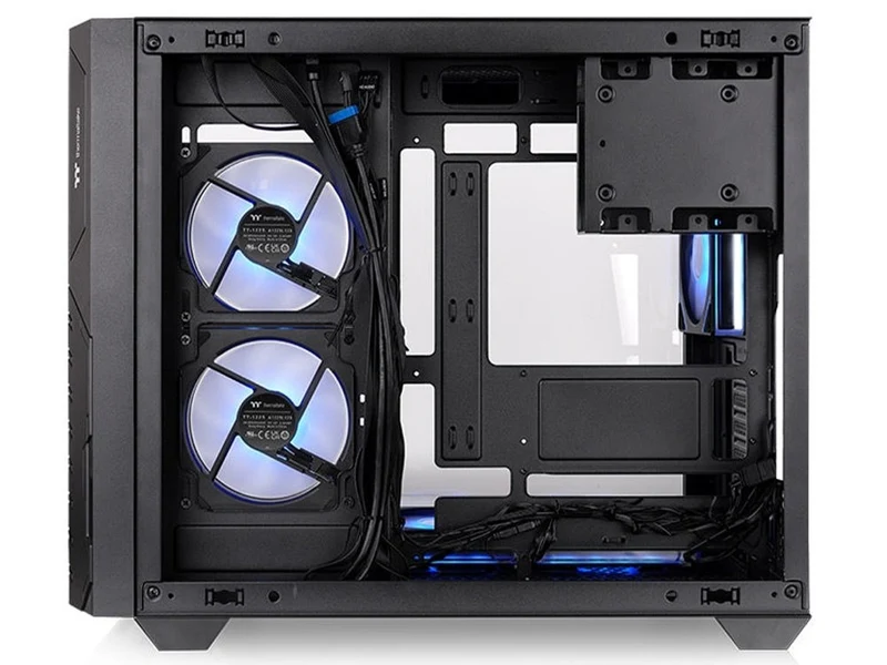 Thermaltake Vision 330 CR Infinity Curved Tempered Glass ARGB Mid-Tower ATX Case - Black Edition