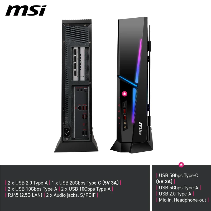 MSI MPG Trident AS AI 2NVL5-005AU Gaming Desktop (Intel Core Ultra 5-225/GeForce RTX 5060)[Ex-Display]