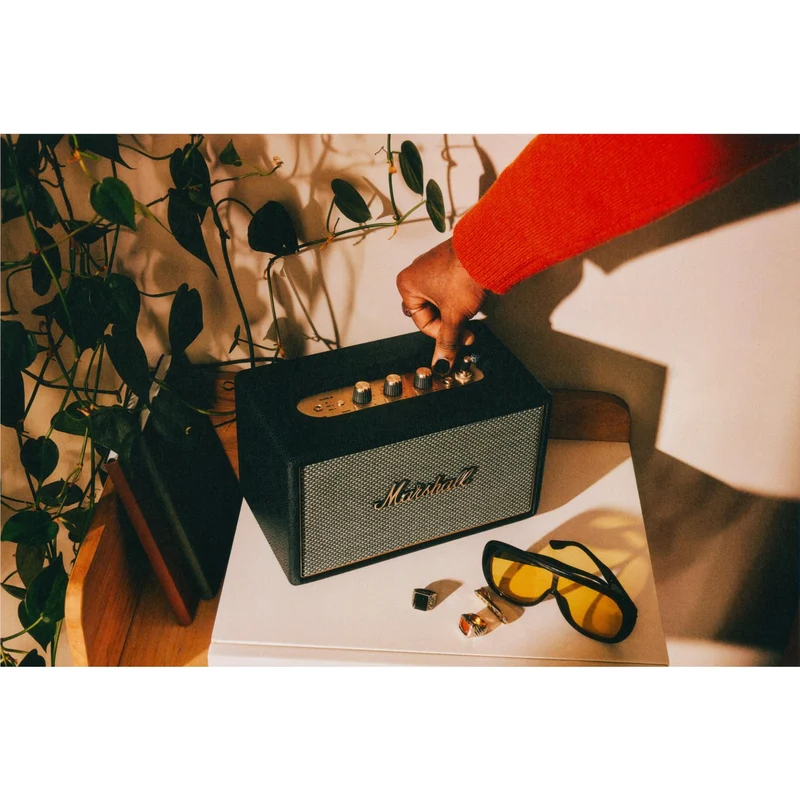 Marshall Acton IV Wireless Speaker (Black & Brass)