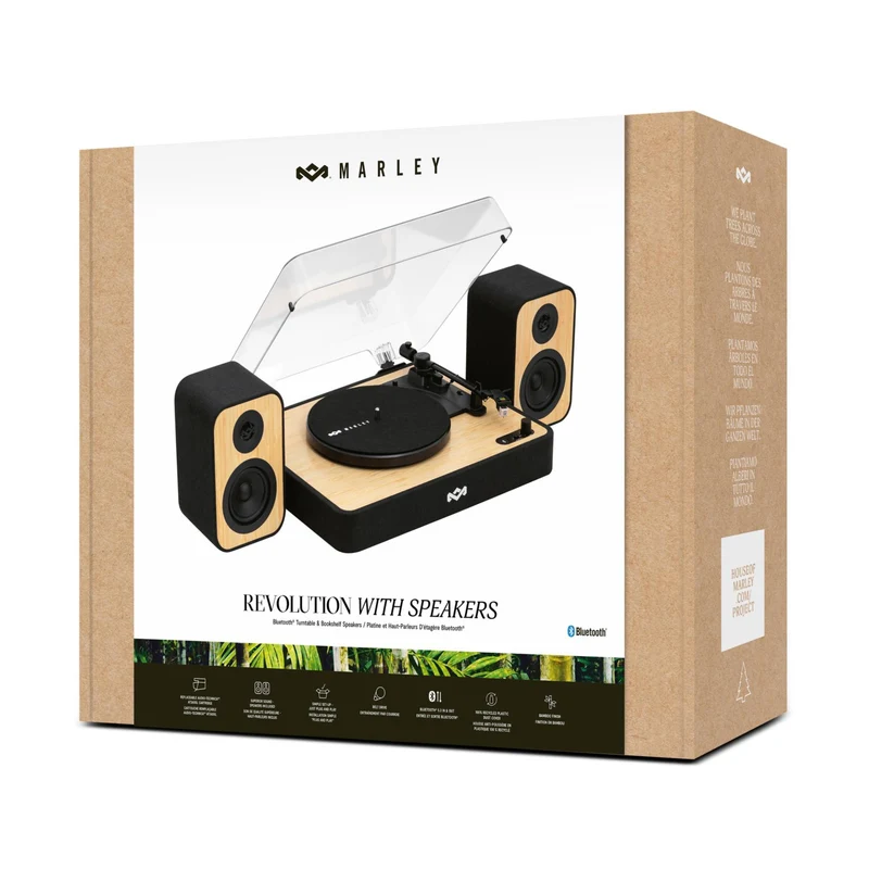 Marley Revolution Turntable with Speakers
