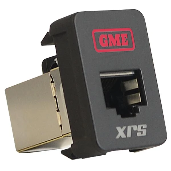 GME XRS-RJ45R9 Pass-Through Adaptor For Mitsubishi (Red LED)