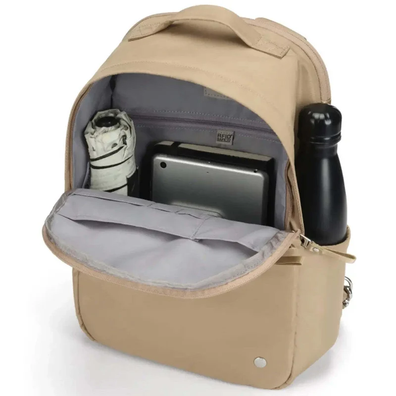 Pacsafe W 10L Anti-theft 13" Laptop Backpack - Taupe