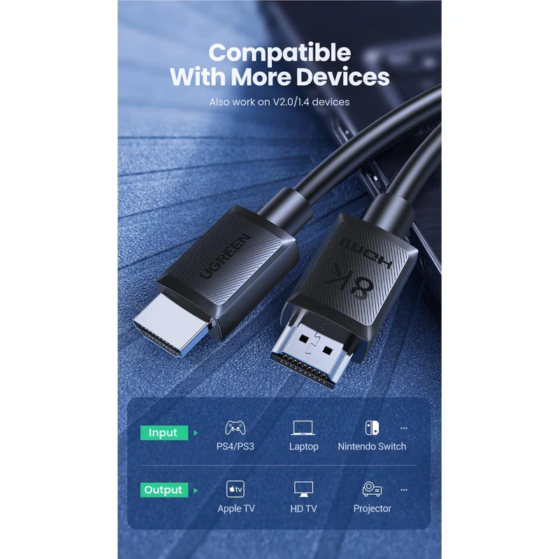 UGREEN 8K HDMI 2.1 Cable [1m]