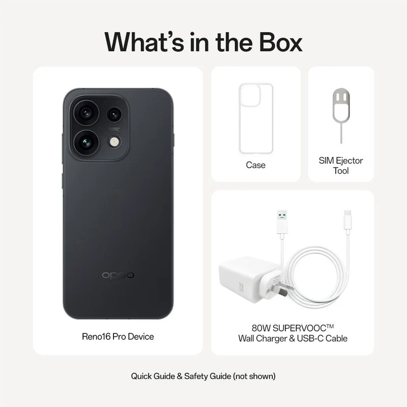 OPPO Reno16 Pro 5G 512GB (Starlight Black)