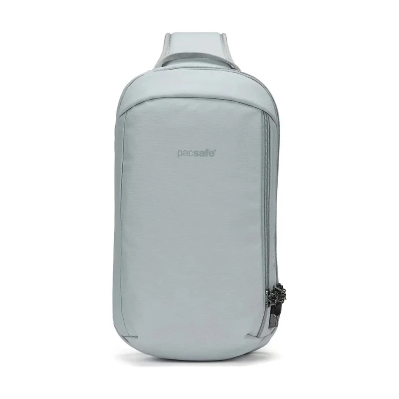 Pacsafe V Tech Anti-Theft RFID Blocking Slashguard Sling Pack 10L Digital Grey