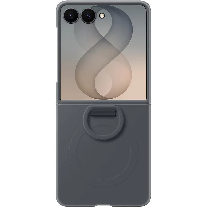 Samsung Silicone Ring Magnet Case for Galaxy Z Flip8 (Graphite)