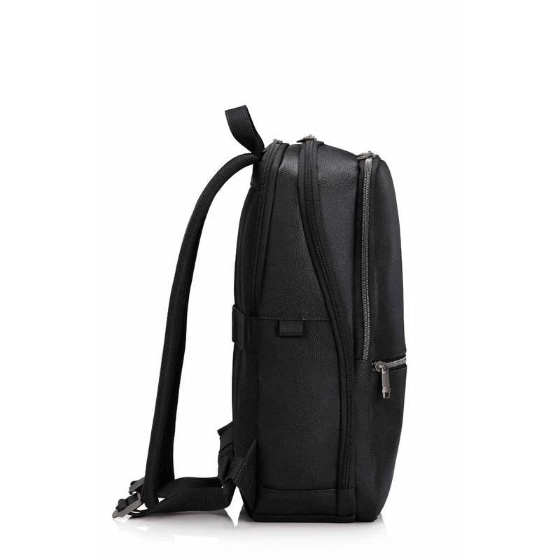 Samsonite Classic Leather Slim Backpack (Black)