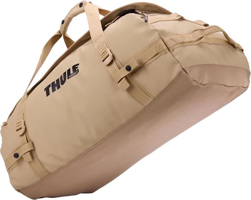 Thule Chasm 70L Duffel Overnight Bag Convertible Backpack Duffle in Gentle Beige