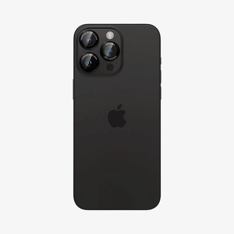 SPIGEN EZ Fit Optik Pro 2PCS Glass Camera Lens Protector for iPhone 17 Pro/Max/16 Pro/Max/15 Pro/Max/14 Pro/Max (L-Series)