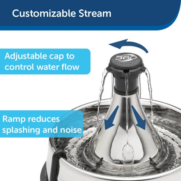PetSafe® Drinkwell® Stainless Multi-Pet Pet Fountain