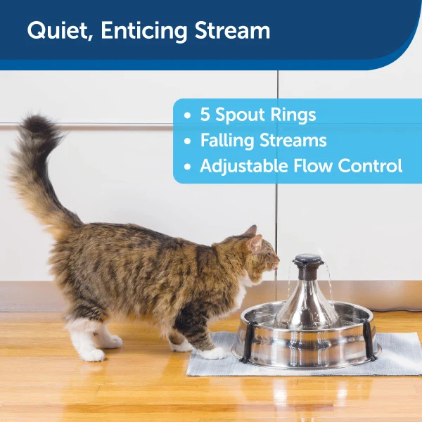PetSafe® Drinkwell® Stainless Multi-Pet Pet Fountain