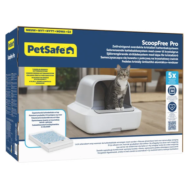 PetSafe® ScoopFree® Crystal Pro Self-Cleaning Litter Box