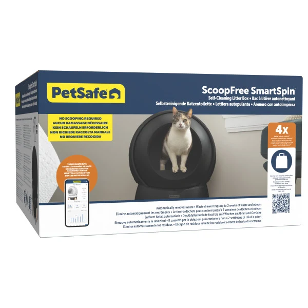 PetSafe® ScoopFree SmartSpin™ Self-Cleaning Litter Box