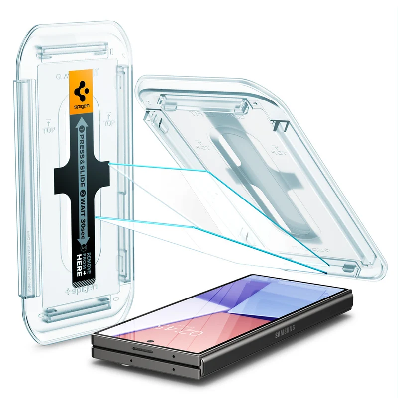 Spigen Samsung Galaxy Z Fold 6 EZ Fit GLAS.tR Slim 2PCS Glass Screen Protector - Clear