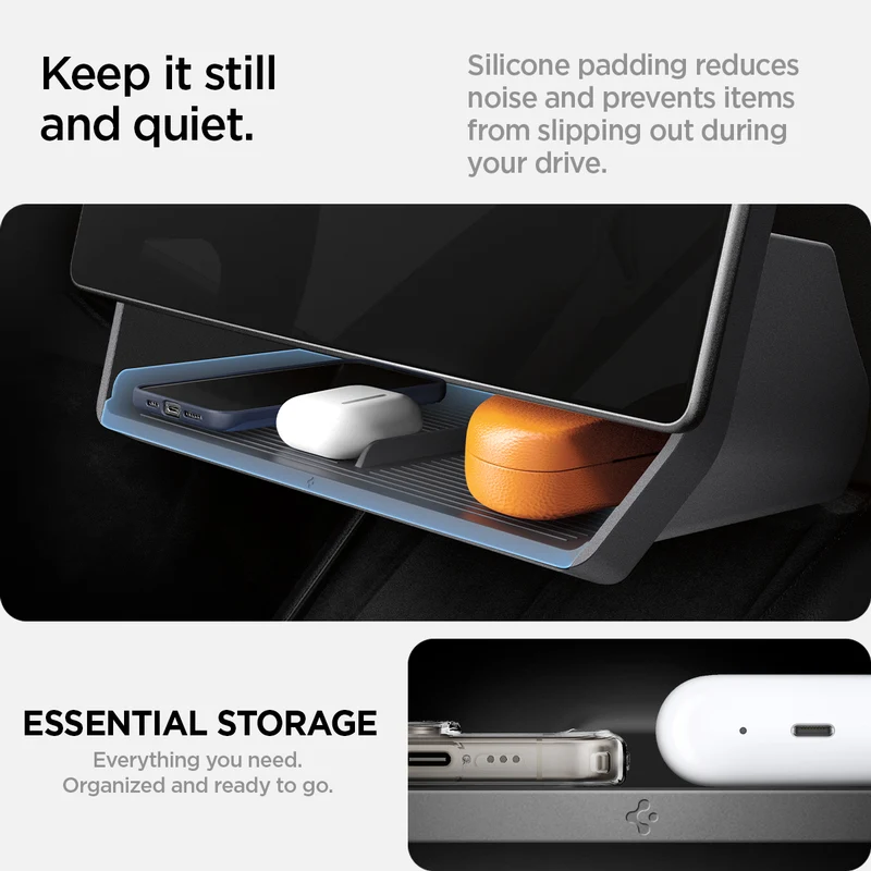 SPIGEN Tesla Model Y Juniper (2025) TO227H Under Screen Storage Organizer (Black)