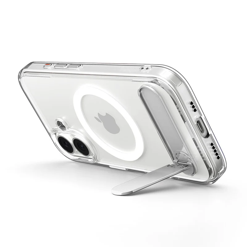 SPIGEN Ultra Hybrid Kickstand MagSafe Case for iPhone 17 (Clear White)