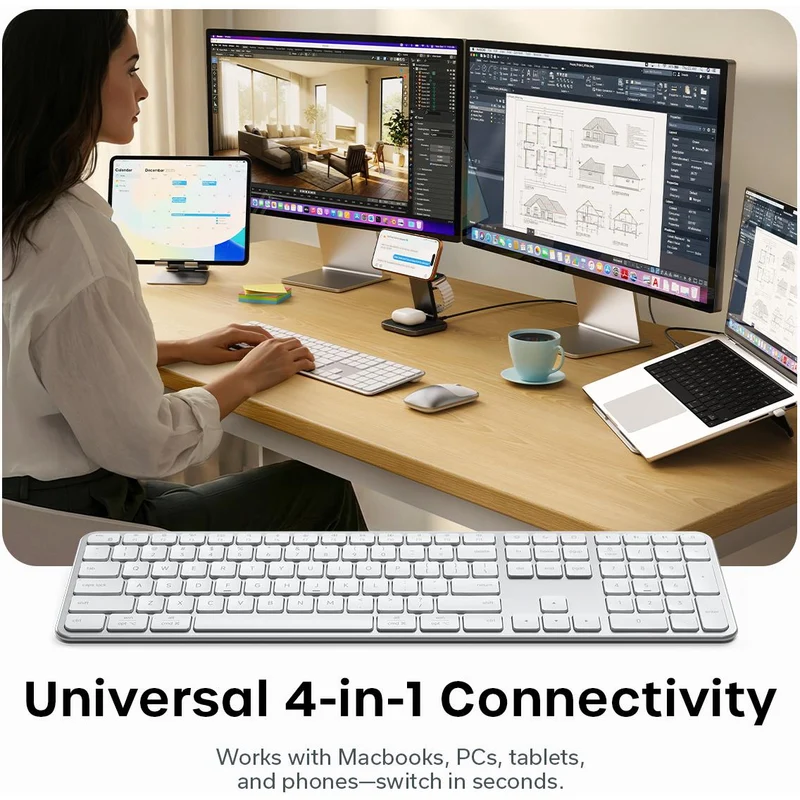 Satechi Slim EX3 Wireless Keyboard (Silver)
