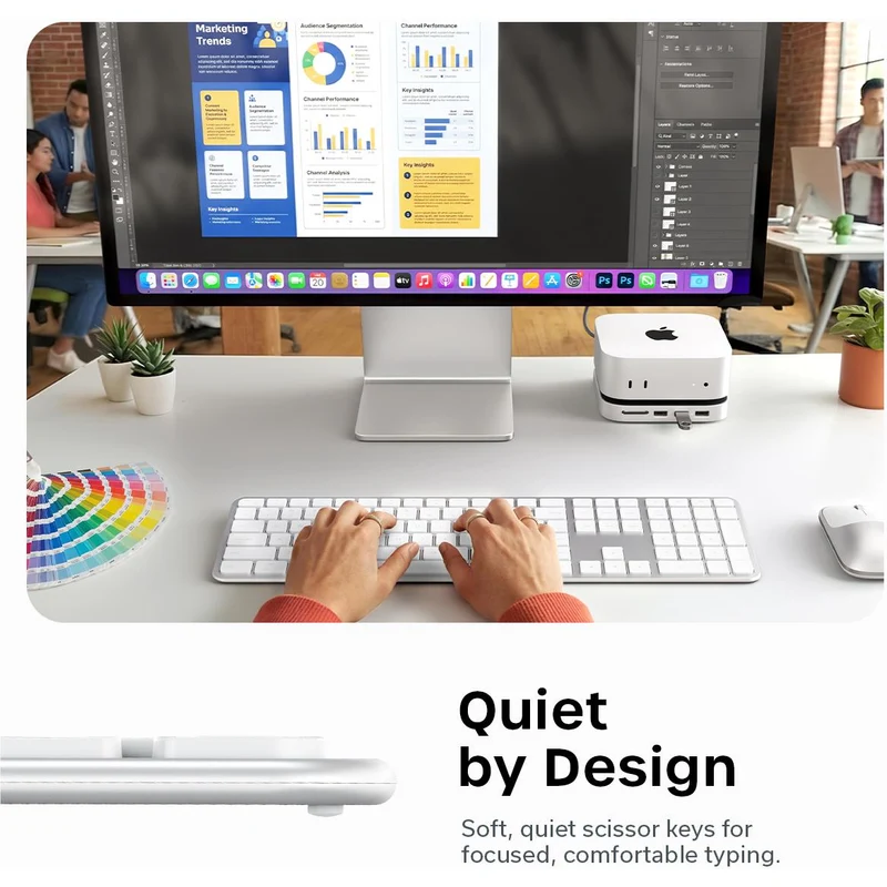 Satechi Slim EX3 Wireless Keyboard (Silver)