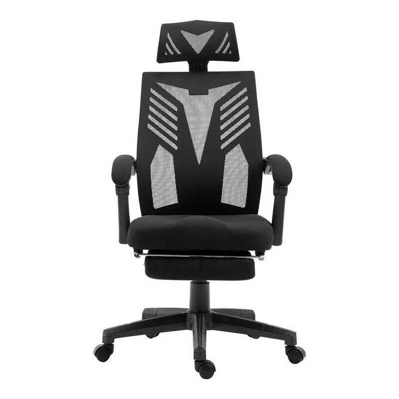 Artiss Mesh Office Chair Recliner (Black)