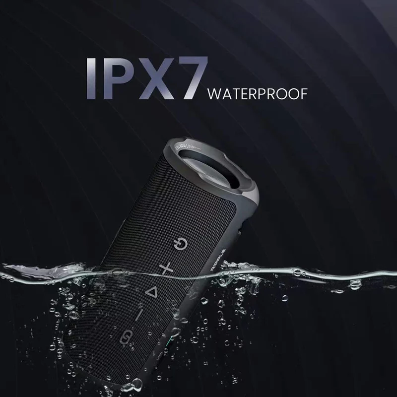 HiFuture Ripple 20W Portable Bluetooth Speaker (Black)