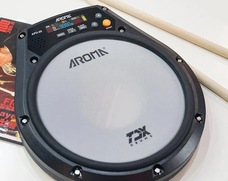 Aroma 8" Portable Drum Practice Pad