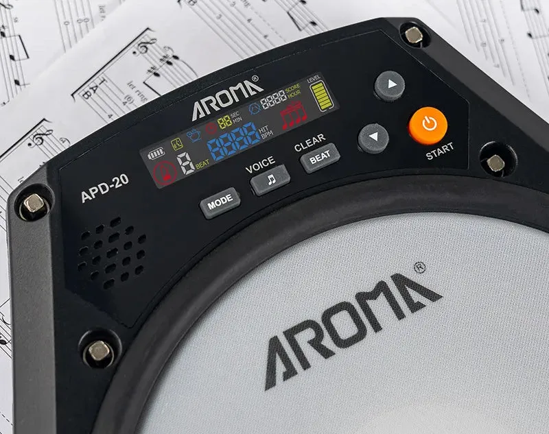 Aroma 8" Portable Drum Practice Pad
