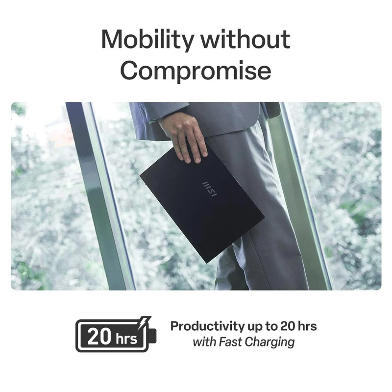MSI Prestige 13 AI+ Evo 13.3" 2.8K OLED Copilot+ AI PC Laptop (Intel Core Ultra 7-258V/1TB)[Ex-Display]