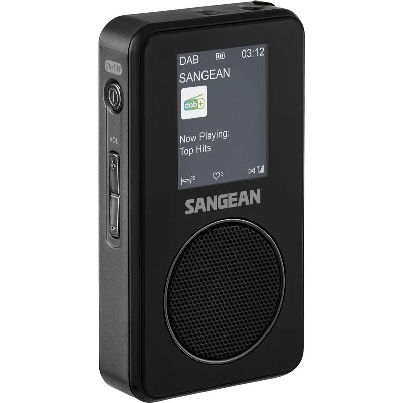 Sangean DPR35BT DBA+ Pocket Radio with Bluetooth (Black)