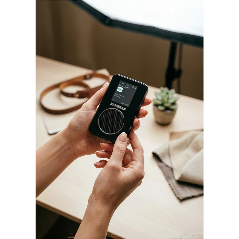 Sangean DPR35BT DBA+ Pocket Radio with Bluetooth (Black)
