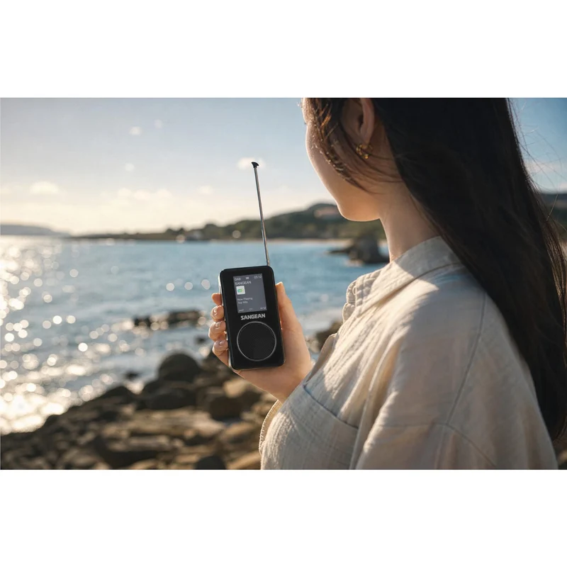 Sangean DPR35BT DBA+ Pocket Radio with Bluetooth (Black)