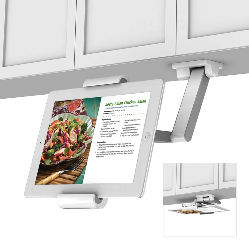 Barkan T54 7-12inch Tablet Mount for Wall and Cabinet Full Motion